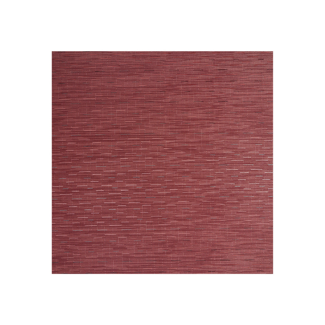 Square Woven Floor Mat in Dark Red