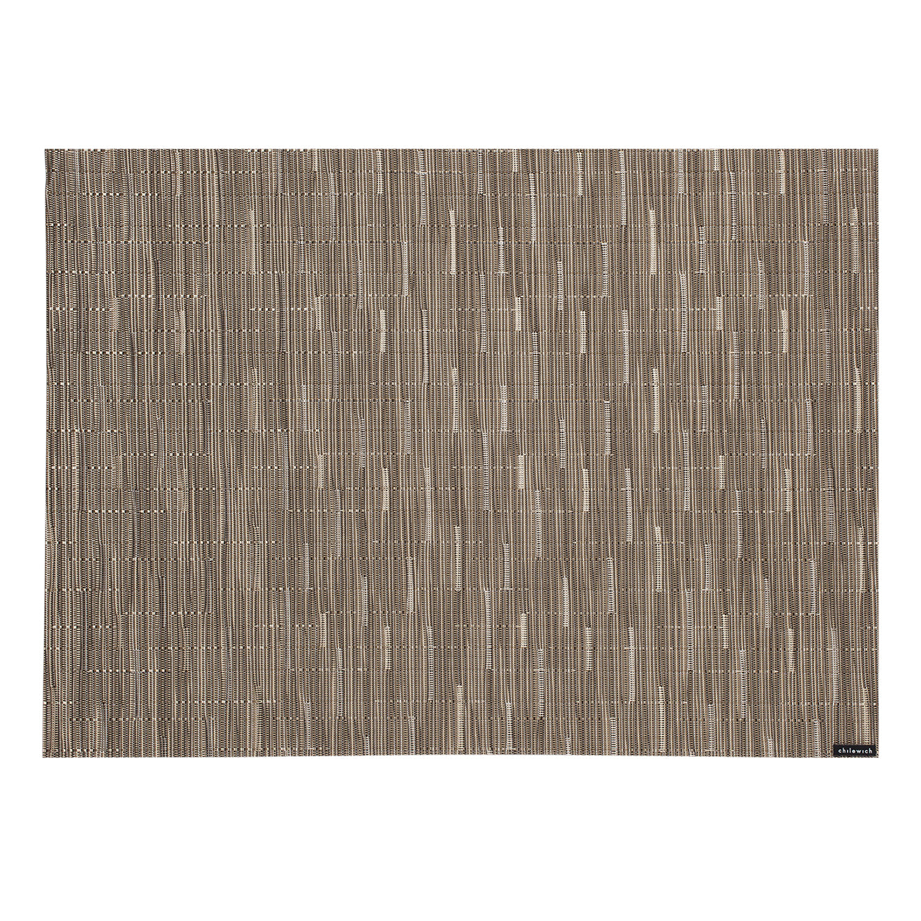 Rectangle Placemats in Mix of Midtone Warm Beige and Dark Greige