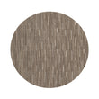 Round Placemats in Mix of Midtone Warm Beige and Dark Greige