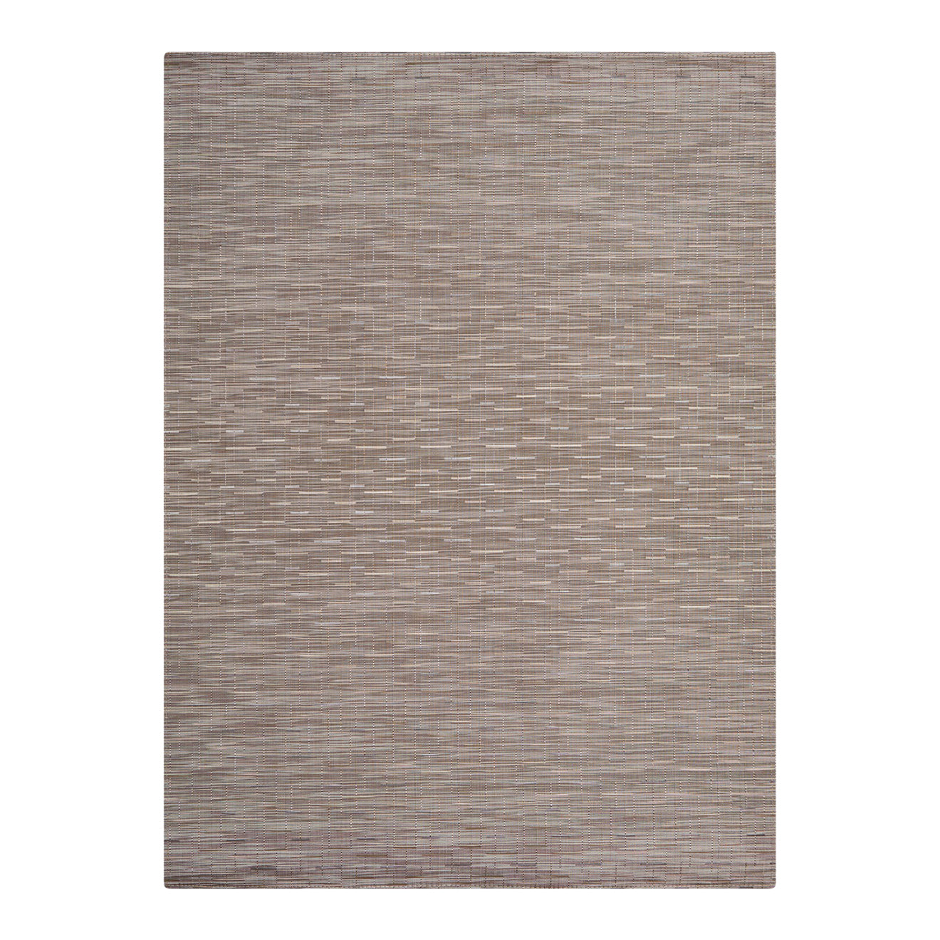 Rectangle Woven Floor Mat in Mix of Midtone Warm Beige and Dark Greige