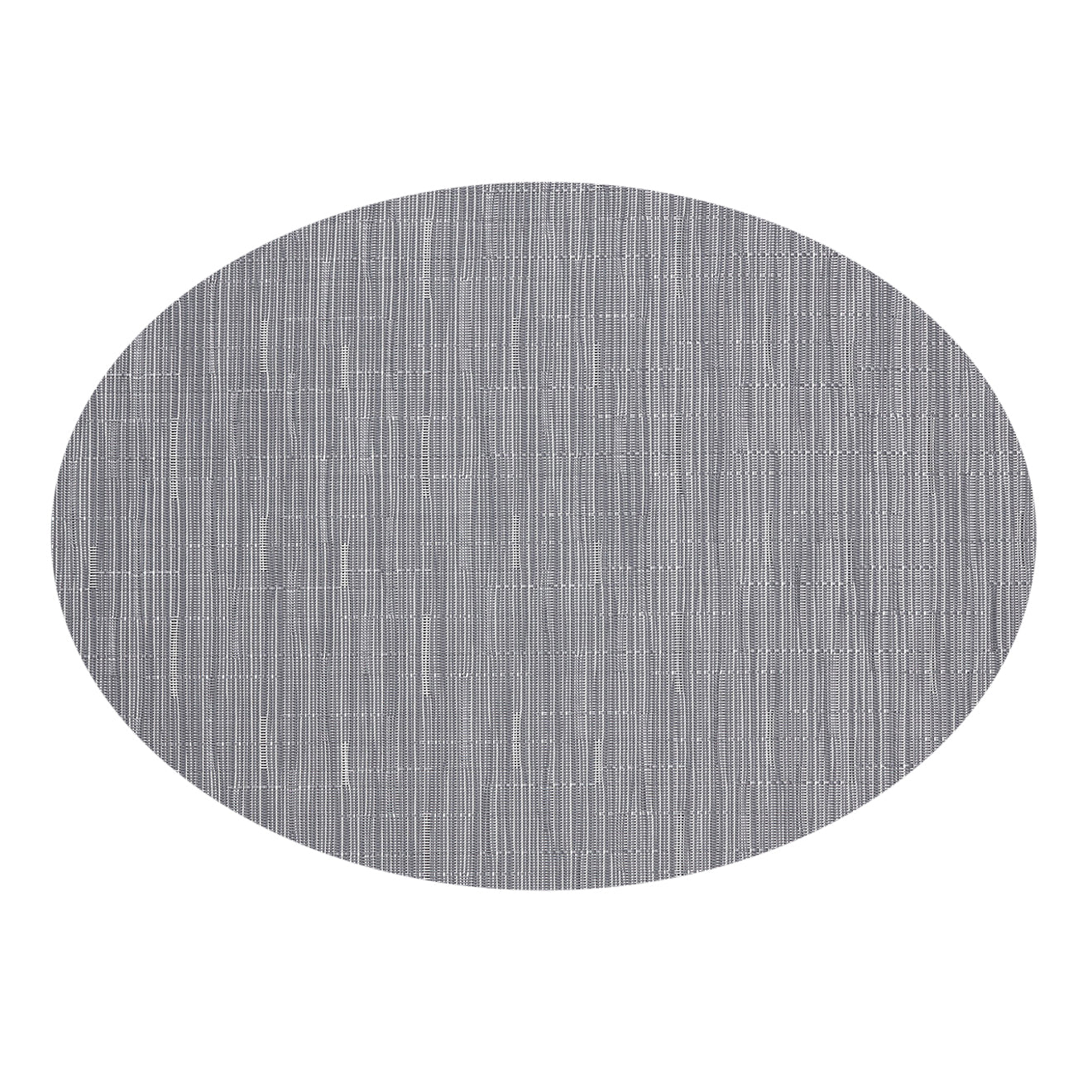 Oval Placemats in Midtone Cool Grey