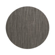 Round Placemats in Dark Warm Grey With Light Beige