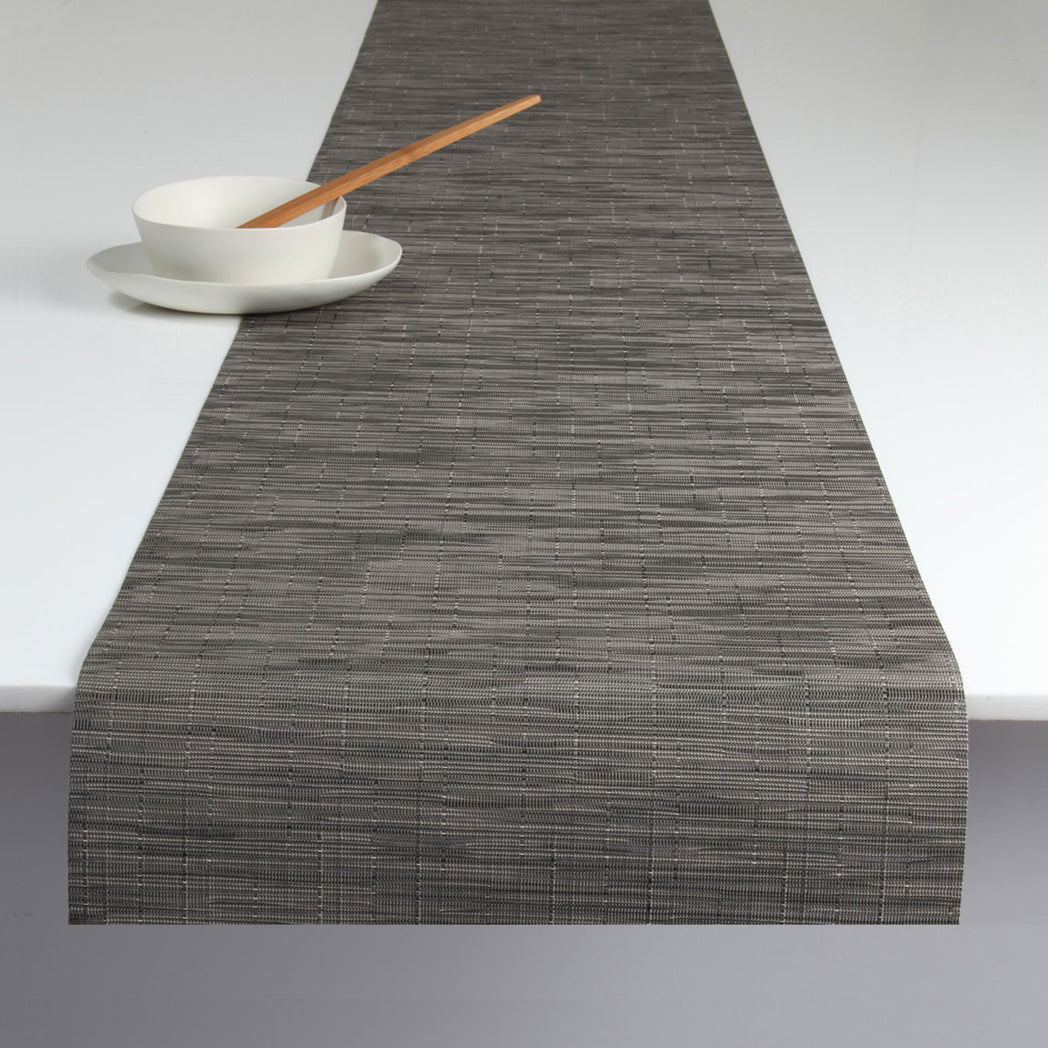 14'' x 72'' Table Runners in Dark Warm Grey With Light Beige