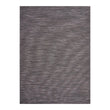 Rectangle Woven Floor Mat in Dark Warm Grey With Light Beige