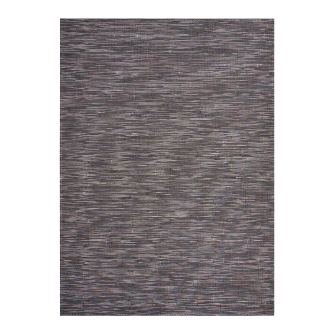 Rectangle Woven Floor Mat in Dark Warm Grey With Light Beige