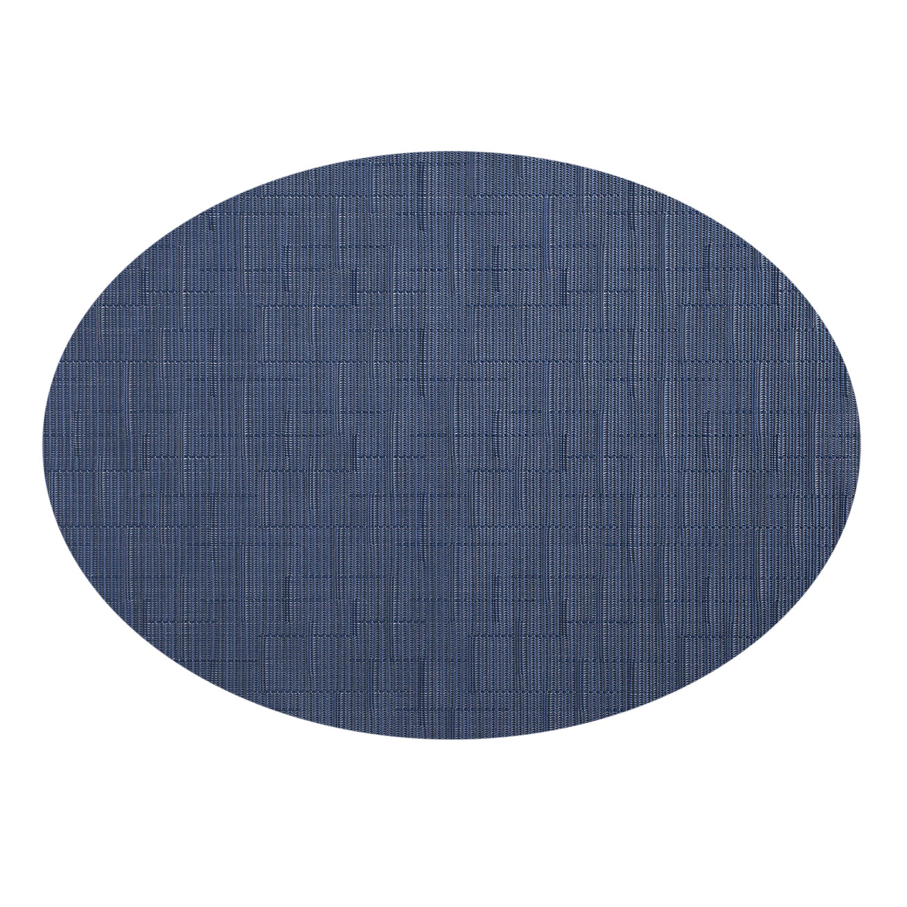 Oval Placemats in Midtone Navy Blue