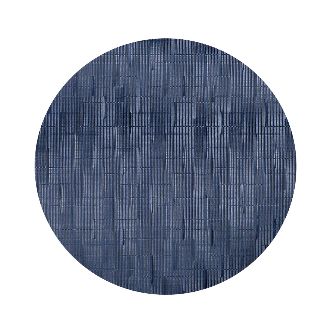 Round Placemats in Midtone Navy Blue