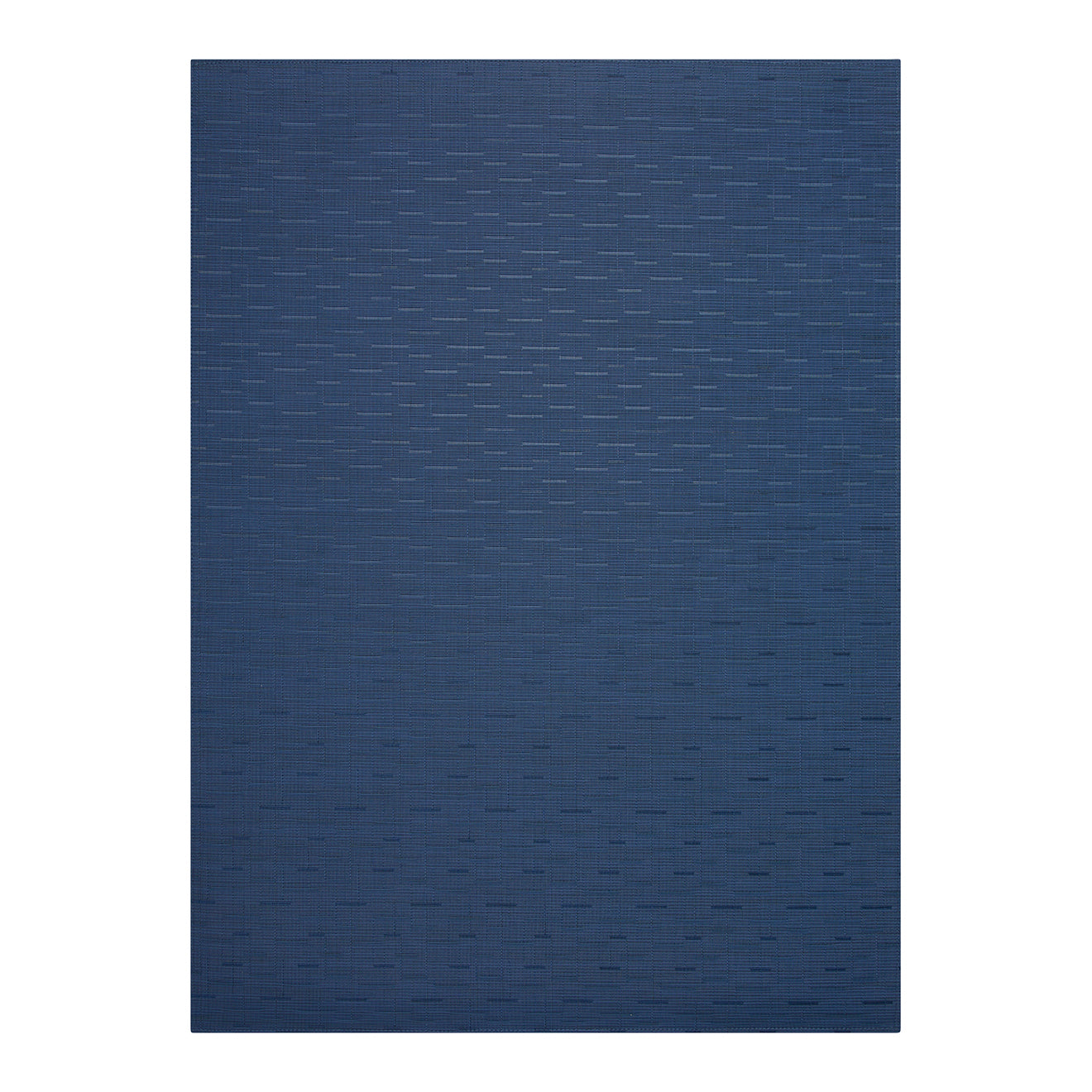Rectangle Woven Floor Mat in Midtone Navy Blue