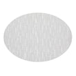 Oval Placemats in Light Silver