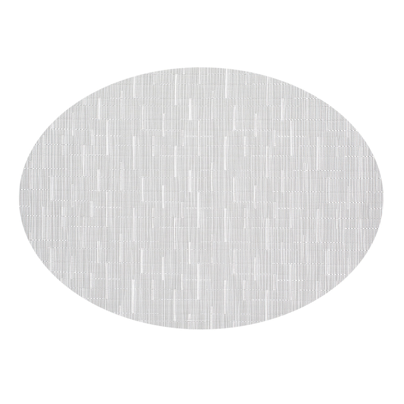 Oval Placemats in Light Silver