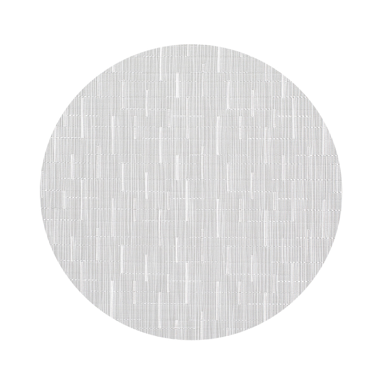 Round Placemats in Light Silver