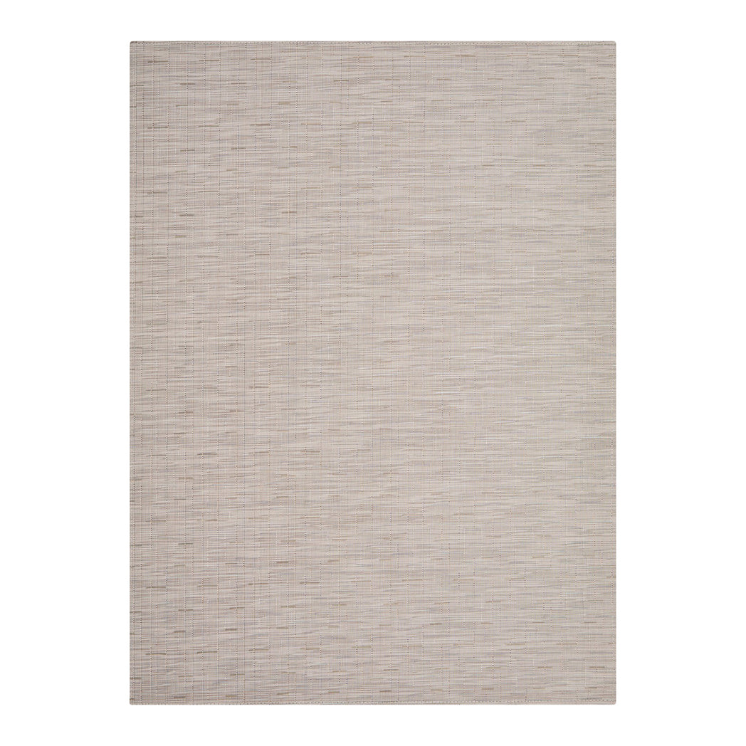 Rectangle Woven Floor Mat in Midtone Warm Beige
