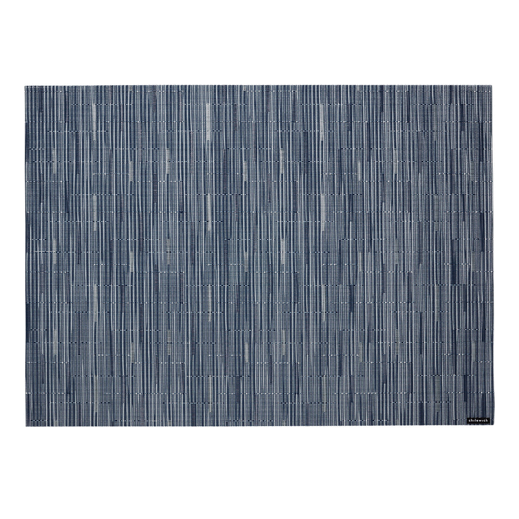 Rectangle Placemats in Midtone Blue With Light Blue