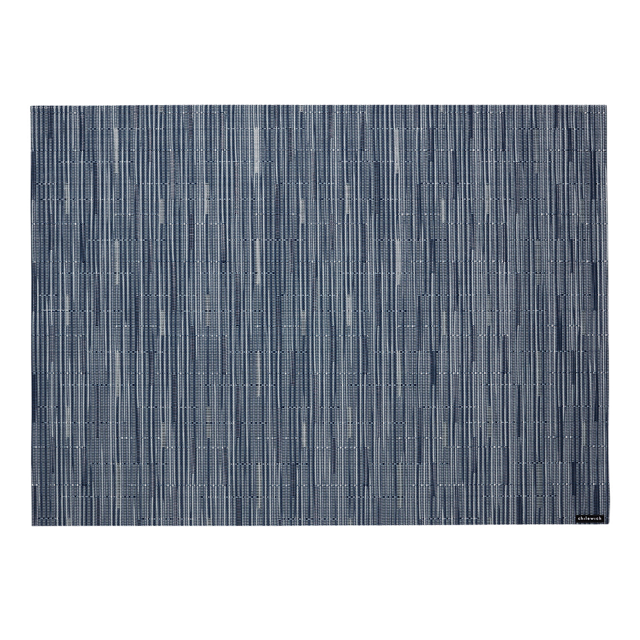 Rectangle Placemats in Midtone Blue With Light Blue