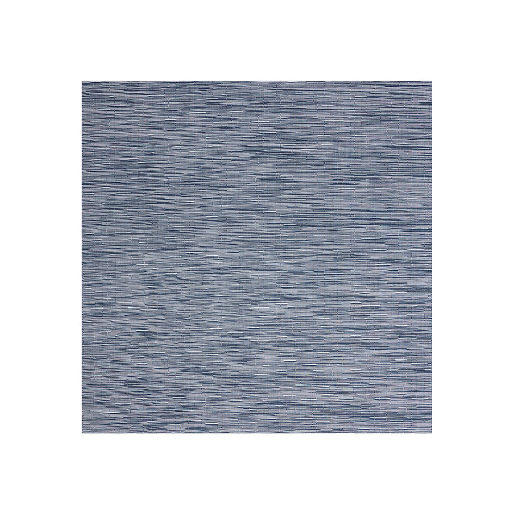 Rain Woven Floor Mat in Midtone Blue With Light Blue