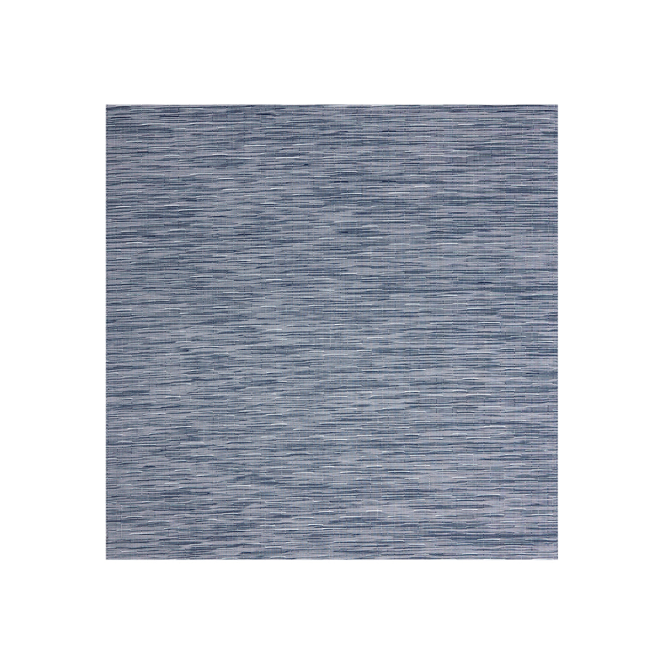 Rain Woven Floor Mat in Midtone Blue With Light Blue