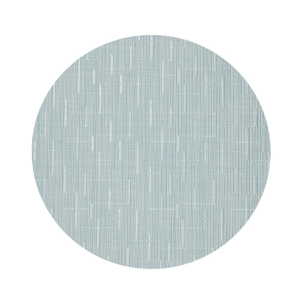 Round Placemats in Light Blue Green