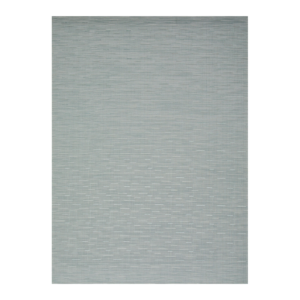 Rectangle Woven Floor Mat in Light Blue Green
