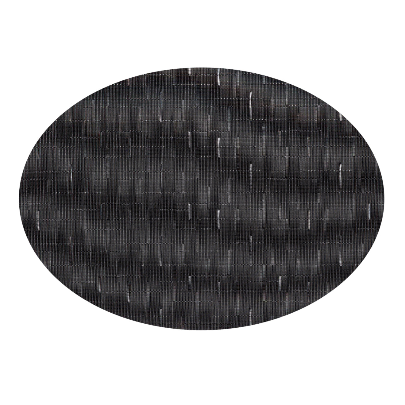 Oval Placemats in Dark Warm Grey, Almost Black