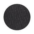 Round Placemats in Dark Warm Grey, Almost Black