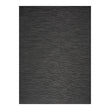 Rectangle Woven Floor Mat in Dark Warm Grey, Almost Black