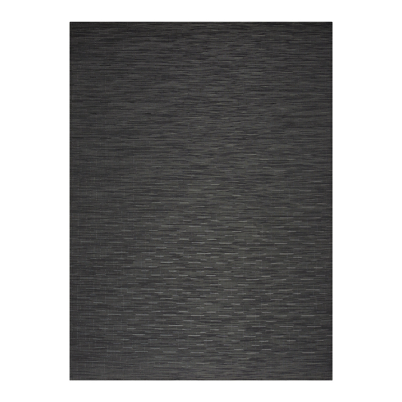 Rectangle Woven Floor Mat in Dark Warm Grey, Almost Black