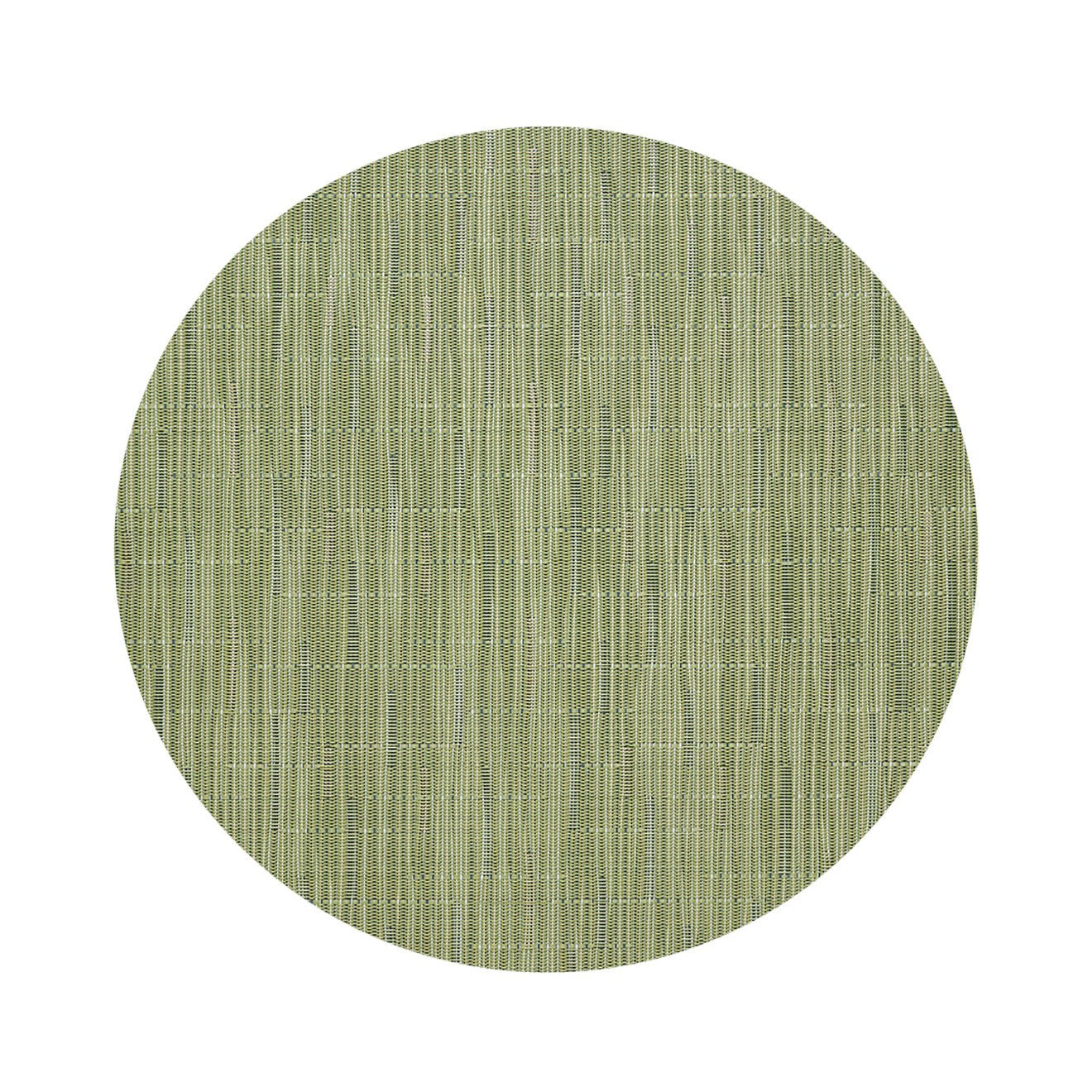 Round Placemats in Muted Light Green