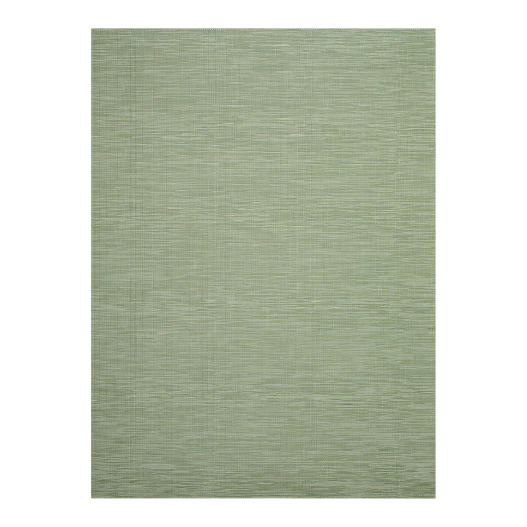 Rectangle Woven Floor Mat in Muted Light Green