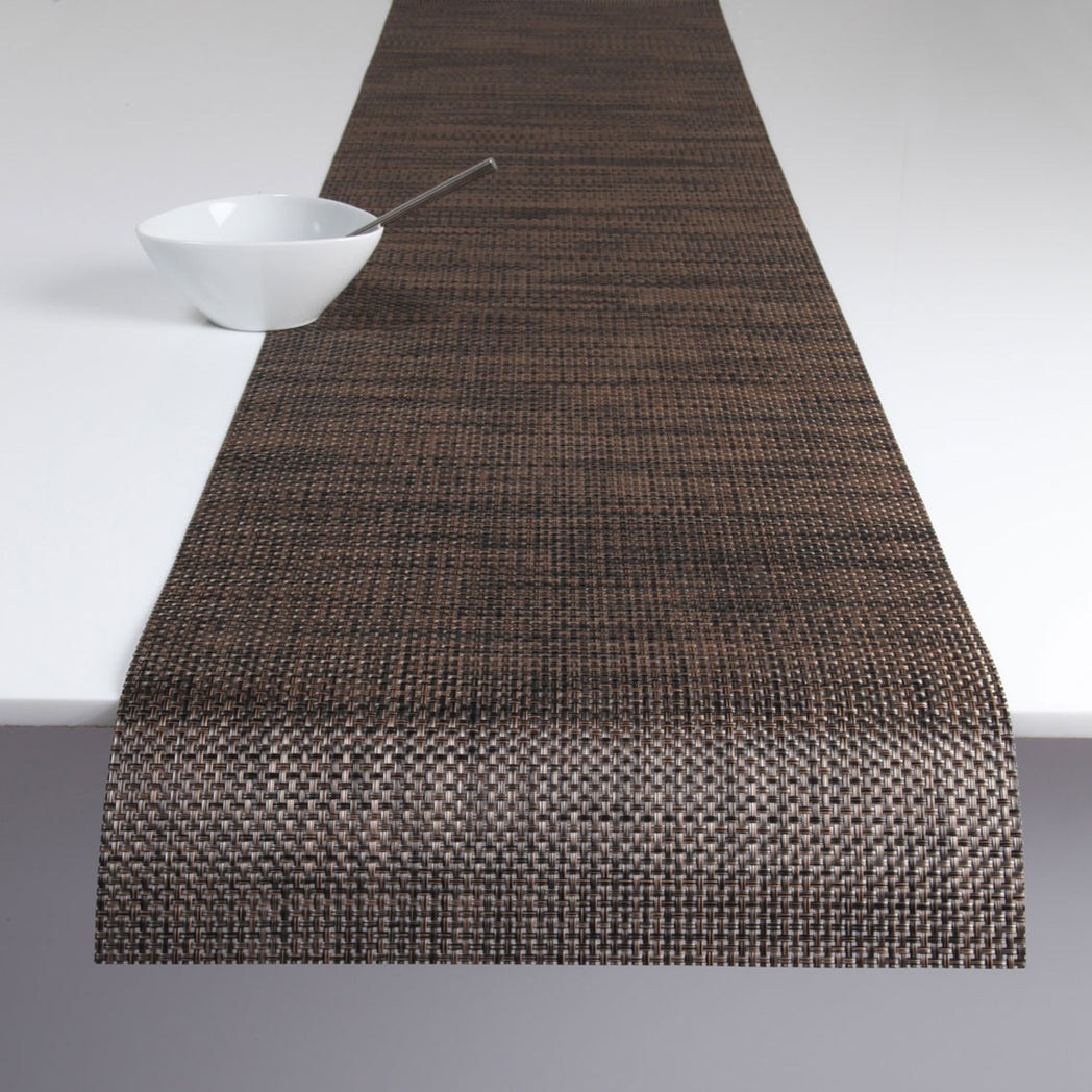 14'' x 72'' Table Runners in Mix of Dark Brown, Midtone Warm Brown and Metallic Silver