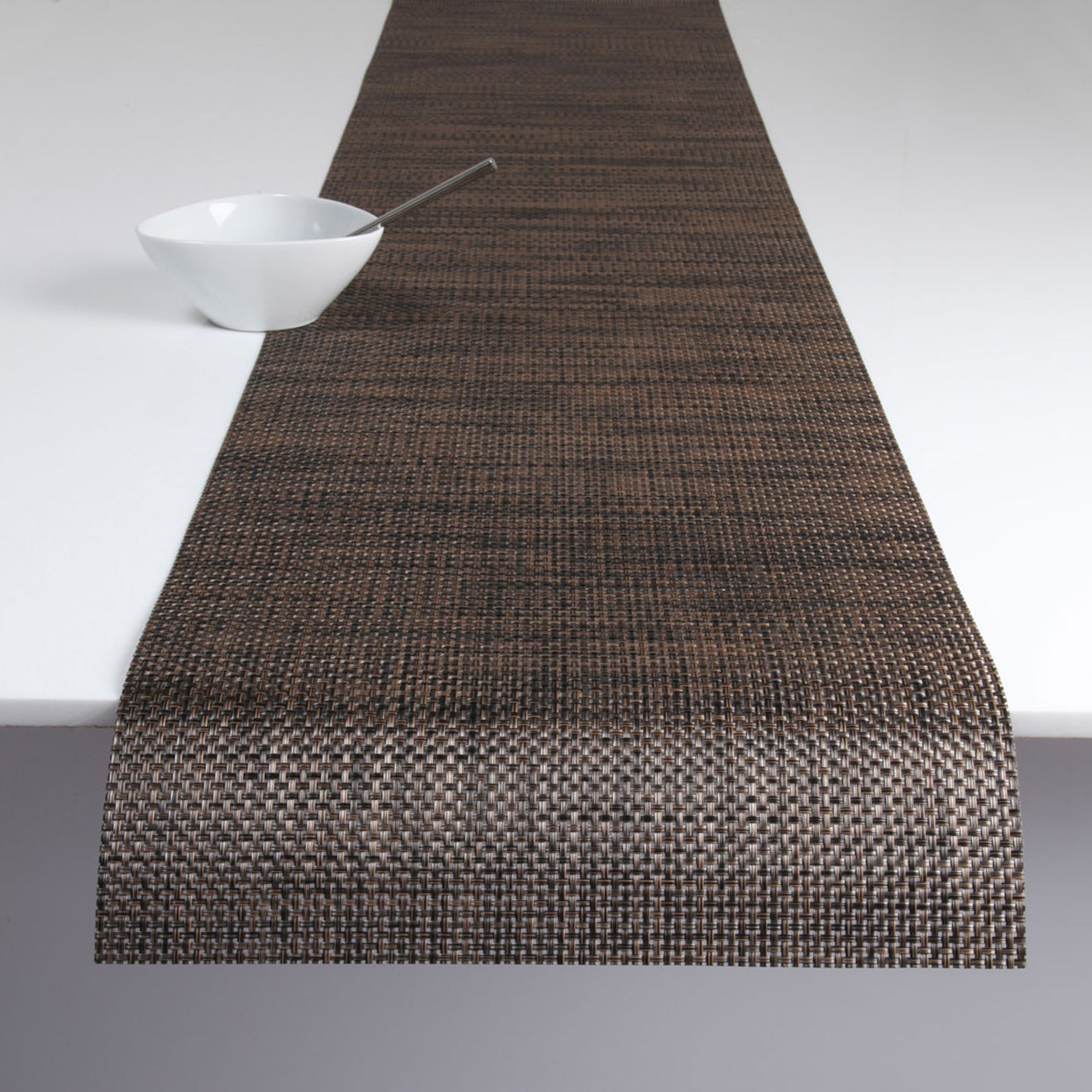 14'' x 72'' Table Runners in Mix of Dark Brown, Midtone Warm Brown and Metallic Silver