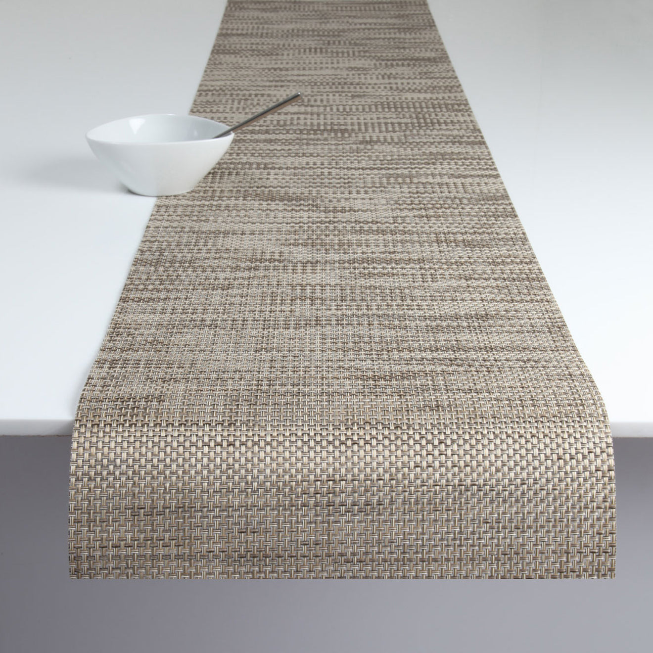 14'' x 72'' Table Runners in Metallic Midtone Warm Beige Tones