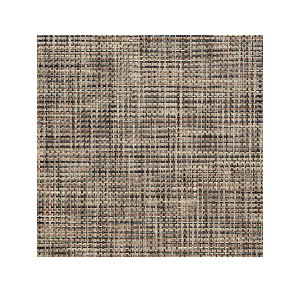 Square Placemats in Mix of Warm Beige, Warm Brown and Black