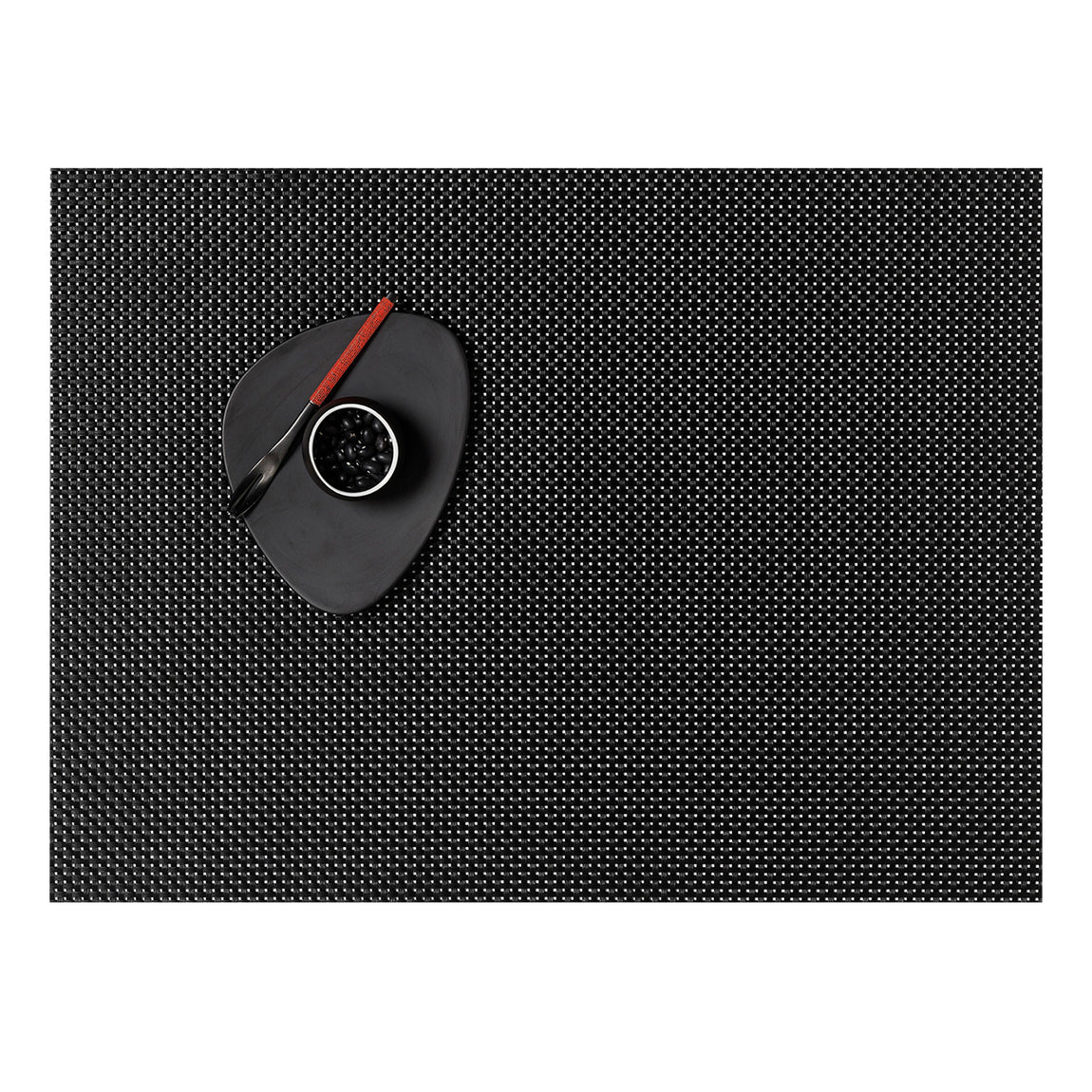 Basketweave Placemats - Black View 1