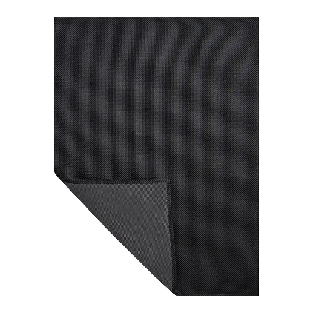 Basketweave Rugs - Black Corner