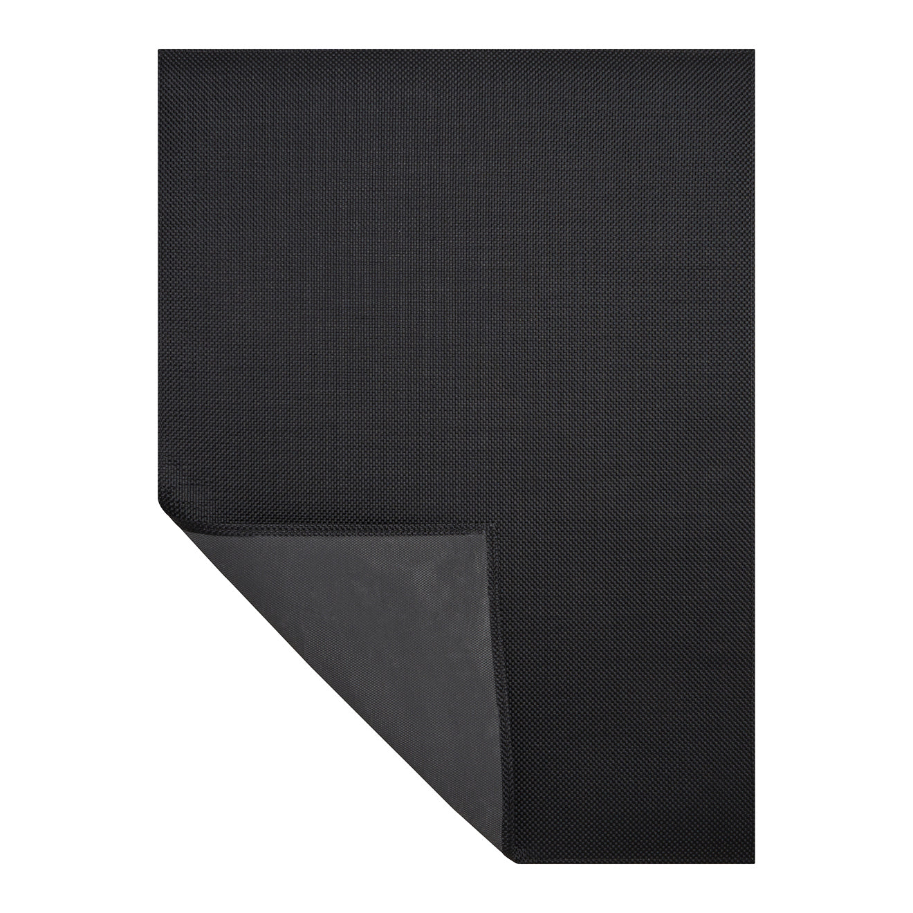 Basketweave Rugs - Black Corner