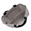 Large 19" x 22" Inside of Bag in Light Warm Beige Base with Multicolored Accents