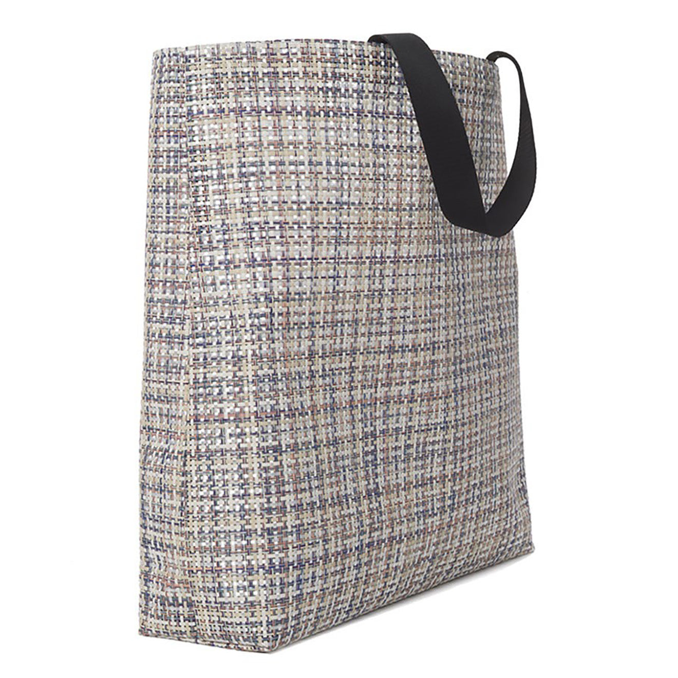 Large 19" x 22" Side of Bag in Light Warm Beige Base with Multicolored Accents