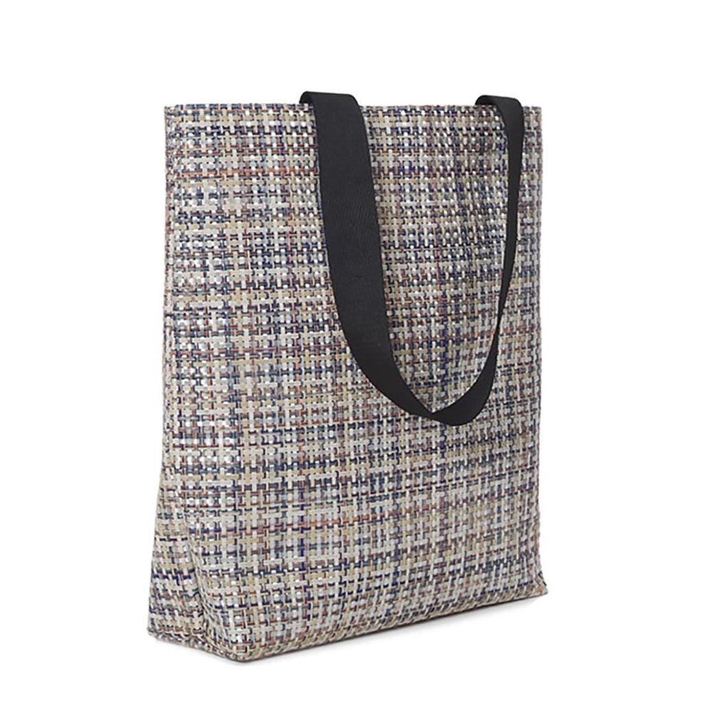 Small 15" x 15" Side of Bag in Light Warm Beige Base with Multicolored Accents