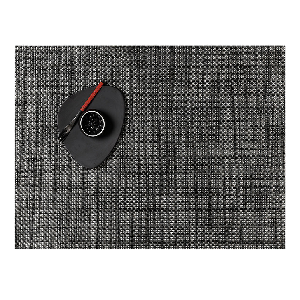 Basketweave Placemats - Carbon With Prop