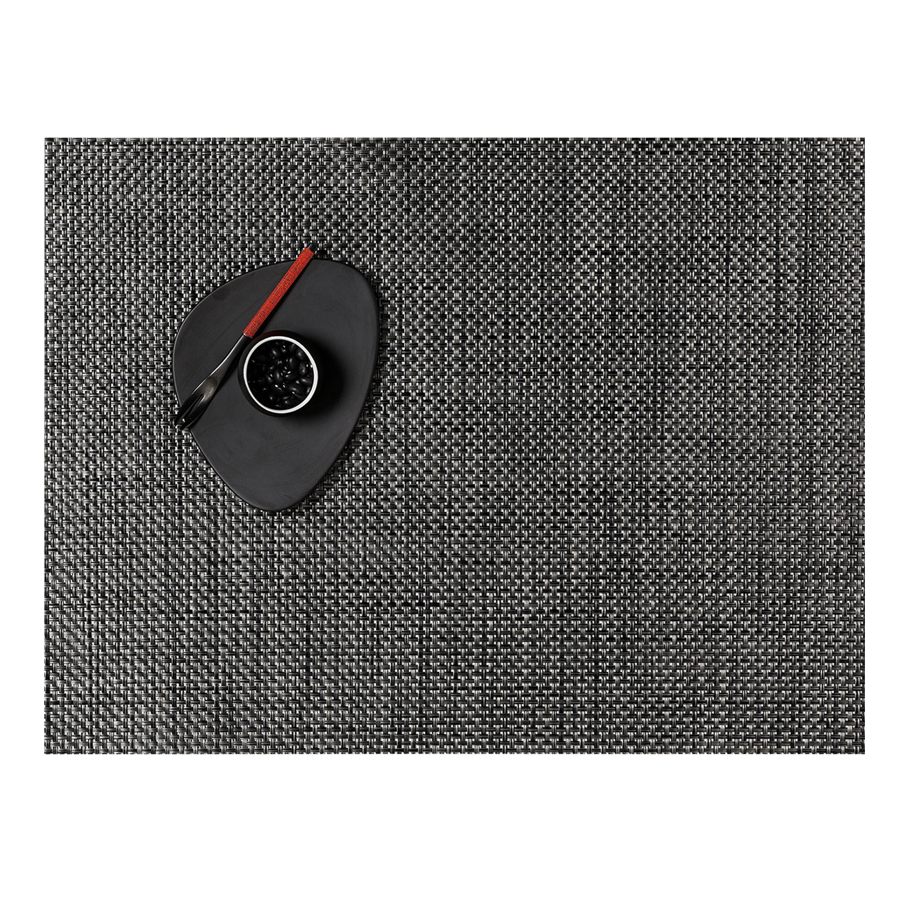 Basketweave Placemats - Carbon With Prop