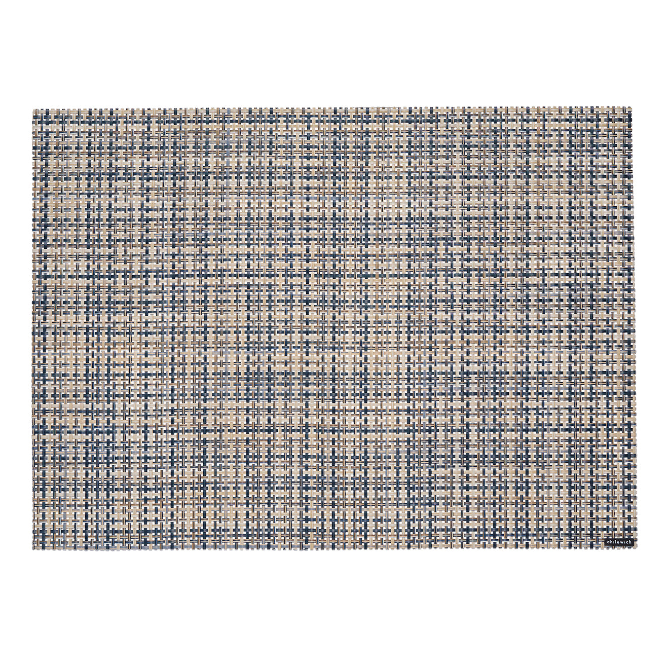Rectangle Placemats in Mix of Light Golden Brown, Tan and Muted Navy
