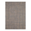 Coast Woven Floor Mat in Mix of Light Golden Brown, Tan and Muted Navy