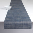 14'' x 72'' Table Runners in Midtone Blue with Light Cool Silver