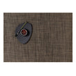 Rectangle Placemats in Mix of Dark Brown, Midtone Warm Brown and Metallic Silver