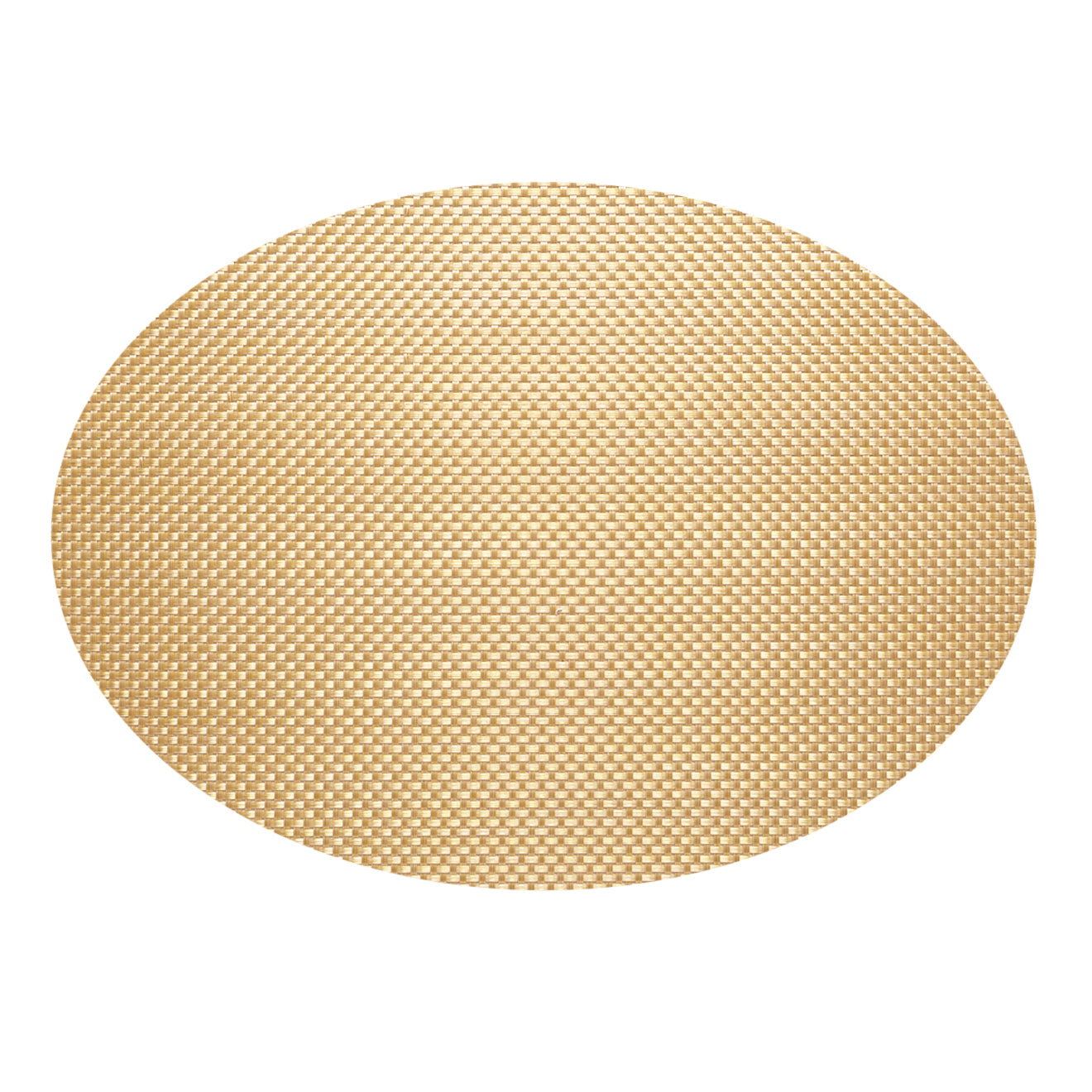 Chilewich Basketweave floor mat in Gilded, showcasing woven terrastrand yarn texture and modern design aesthetic.