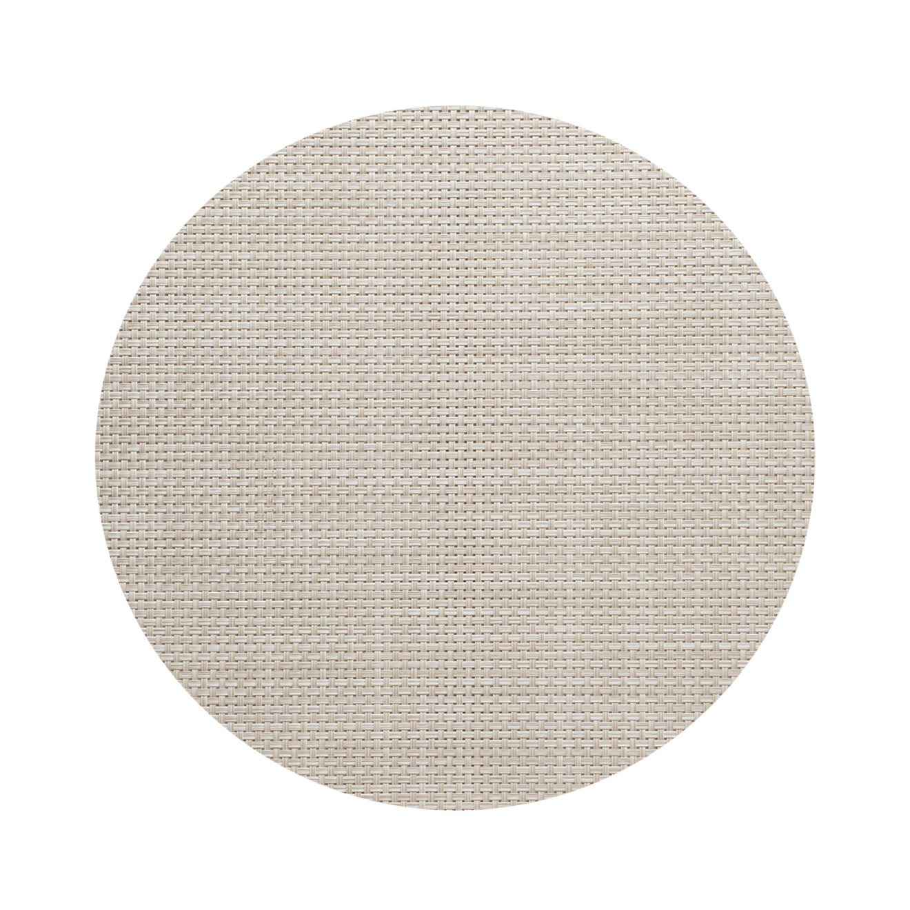 Round Placemats in Light Warm Beige