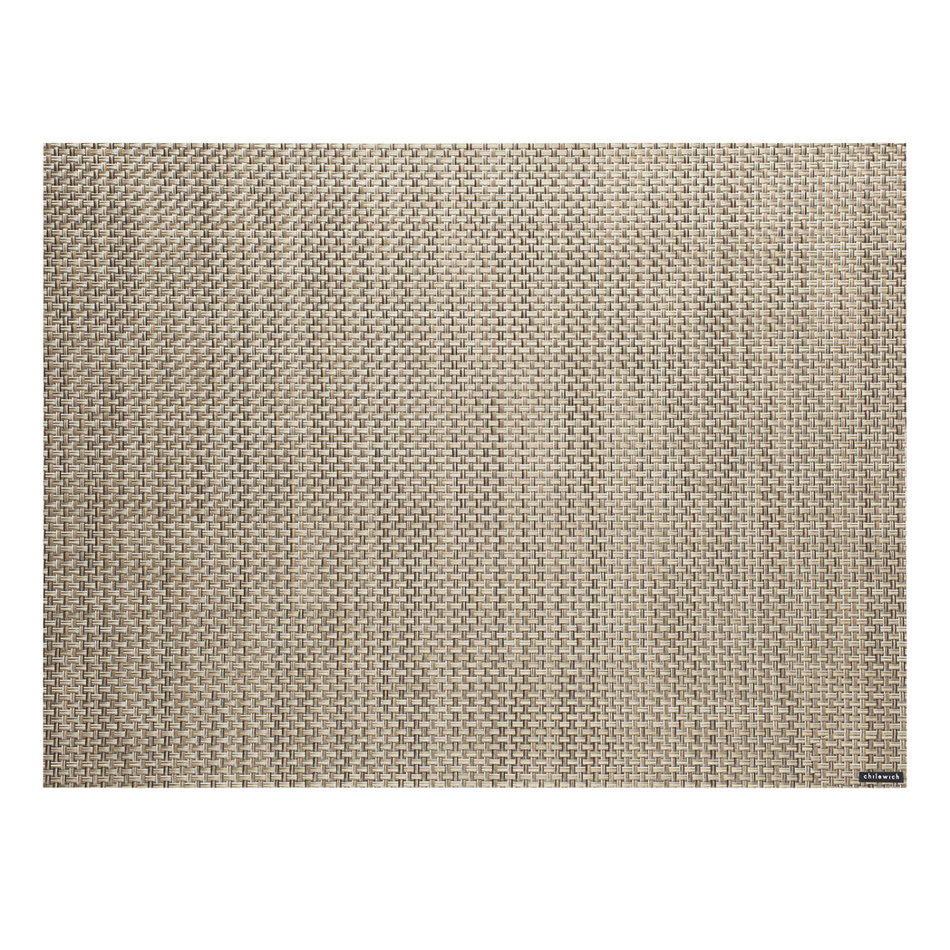 Rectangle Placemats in Metallic Midtone Warm Beige Tones