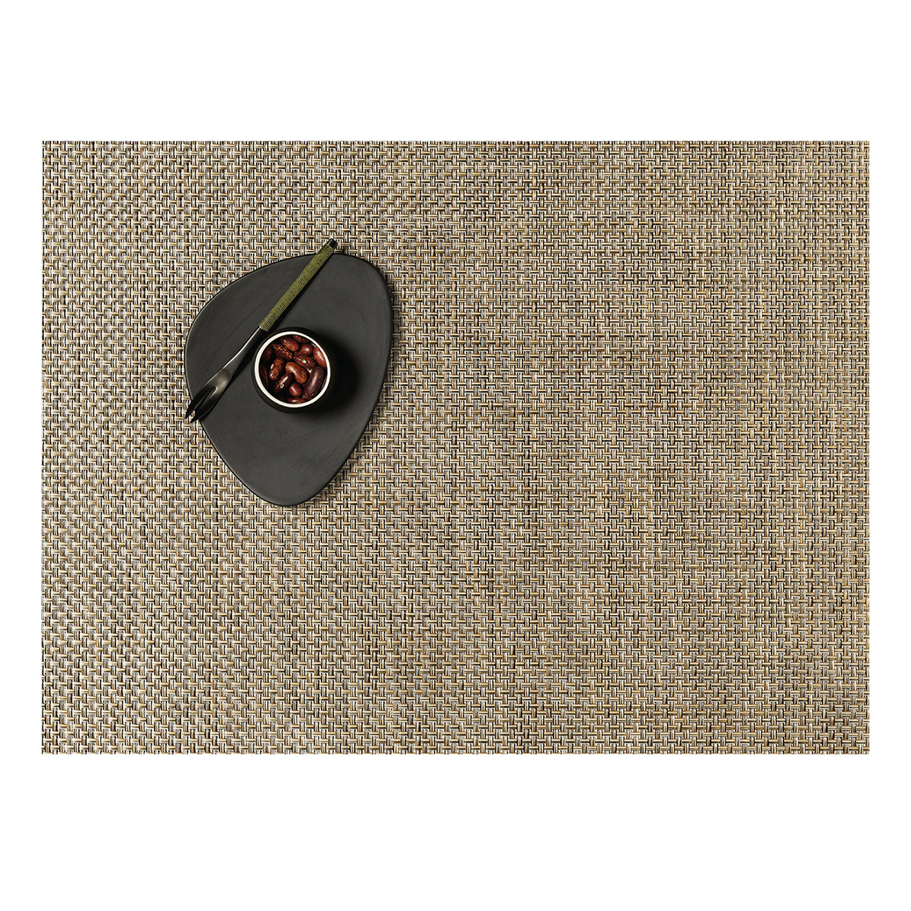 Basketweave Placemats - Latte With Prop