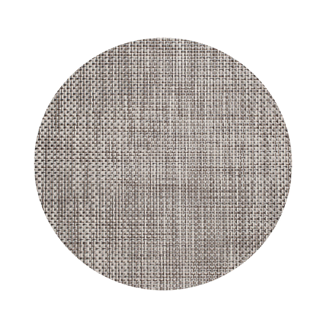 Round Placemats in Mix of Light Neutral Beige and Dark Greige
