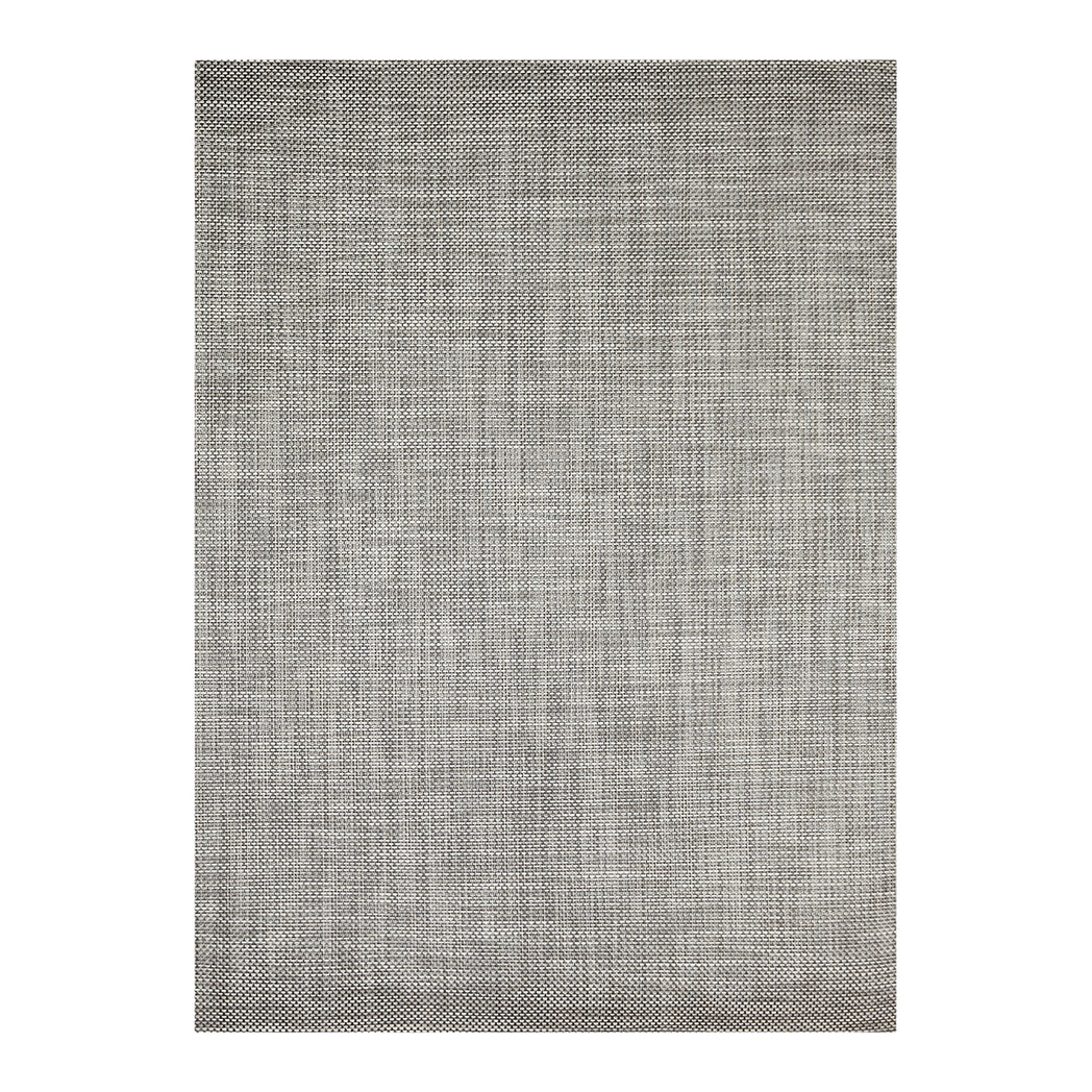 Oyster Woven Floor Mat in Mix of Light Neutral Beige and Dark Greige